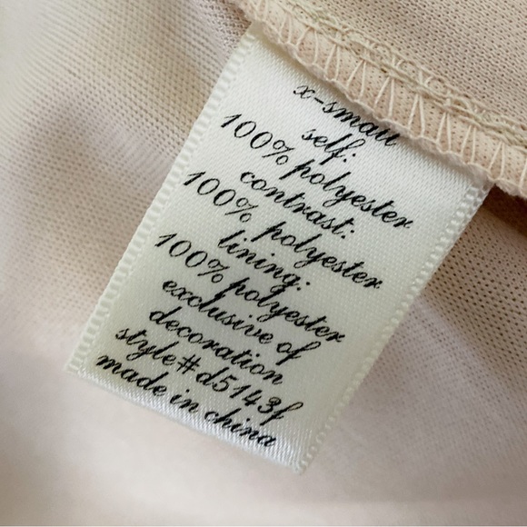 Anthropologie Lace Slip Boho Women's Dress Navy Blue Midi Built In Bra XS - Picture 11 of 13